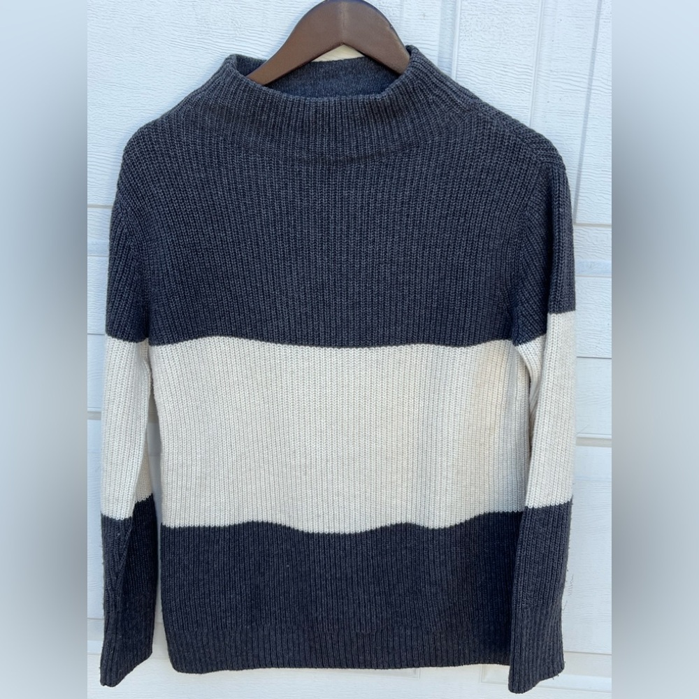 Women's Barbur winter tartan stripes sweater wool blend US 6